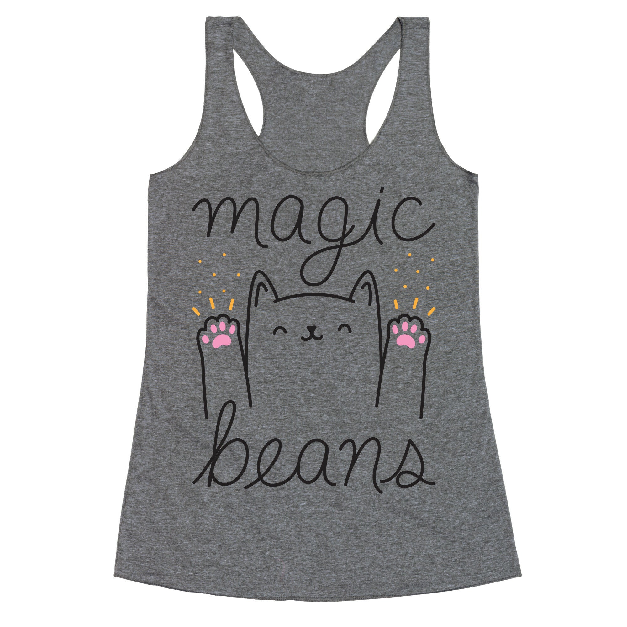 Magic Beans Cat Racerback Tank